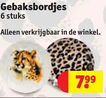 Kruidvat Gebaksbordjes aanbieding