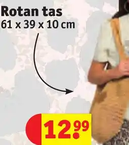 Kruidvat Rotan tas aanbieding