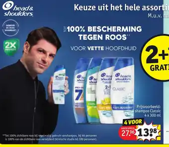 Kruidvat Head& shoulders aanbieding