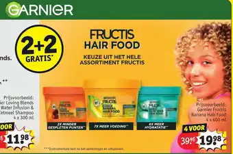 Kruidvat Ganier Fructis hair food aanbieding