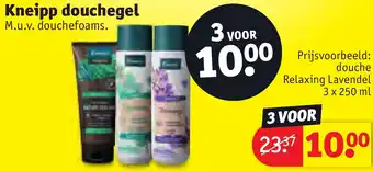 Kruidvat Kneipp douchegel aanbieding