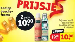 Kruidvat Kneipp douche- foams aanbieding