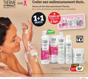 Kruidvat Keuze uit het hele assortiment Therme. aanbieding