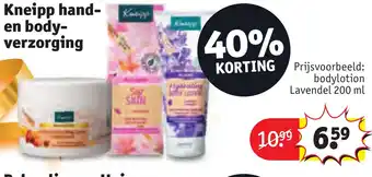 Kruidvat Kneipp hand en body verzorging aanbieding