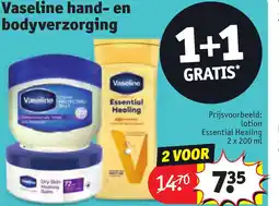 Kruidvat Vaseline hand en bodyverzorging aanbieding