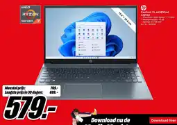 MediaMarkt hp Pavilion 15-eh3853nd Laptop Werkgeheugen: 16 GB aanbieding