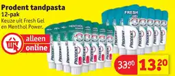 Kruidvat Prodent tandpasta aanbieding