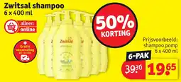 Kruidvat Zwitsal shampoo aanbieding