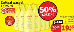 Kruidvat Zwitsal wasgel aanbieding