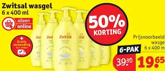 Kruidvat Zwitsal wasgel aanbieding