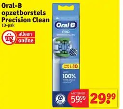 Kruidvat Oral-B opzetborstels Precision Clean aanbieding