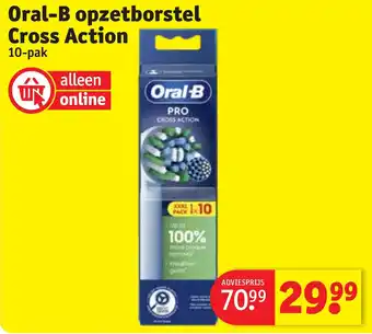 Kruidvat Oral-B opzetborstel Cross Action aanbieding