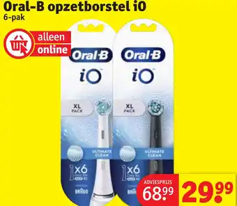 Kruidvat Oral-B opzetborstel io aanbieding