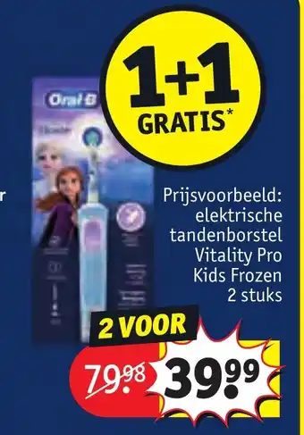 Kruidvat Oral-B Kids elektrische tandenborstel aanbieding