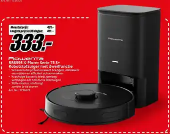 MediaMarkt Rowenta Robotstofzuiger met dweilfunctie RR8595 X-Plorer Serie 75 S+ aanbieding