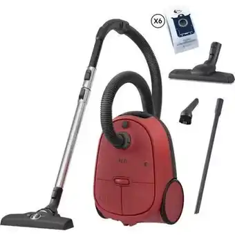 EP AB61C3CR 6000 Series Clean Stofzuiger met Zak - Rood aanbieding