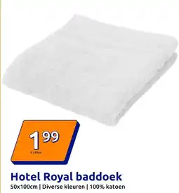 Action Hotel Royal baddoek aanbieding