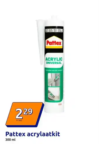 Action Pattex acrylaatkit aanbieding