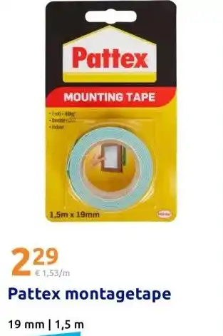 Action Pattex montagetape aanbieding