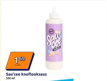 Action Sau'cee knoflooksaus aanbieding