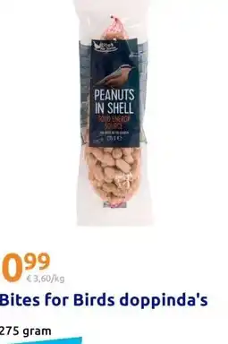 Action Bites for Birds doppinda's aanbieding