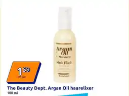 Action The Beauty Dept. Argan Oil haarelixer aanbieding