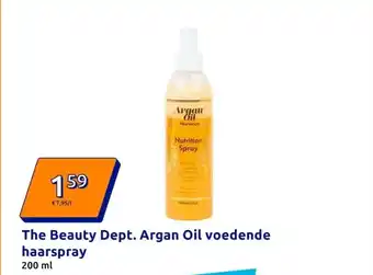 Action The Beauty Dept. Argan Oil voedende haarspray aanbieding