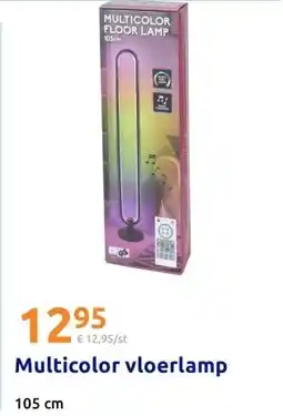 Action Multicolor vloerlamp aanbieding