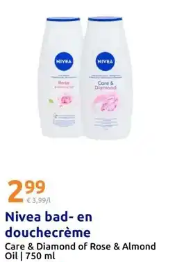 Action Nivea bad- en douchecrème aanbieding