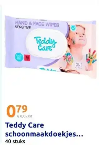 Action Teddy Care schoonmaakdoekjes... aanbieding