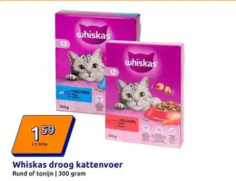 Action Whiskas droog kattenvoer aanbieding