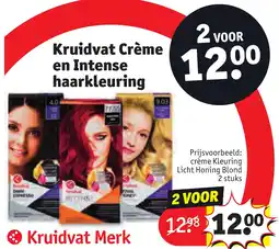 Kruidvat Kruidvat Crème en Intense haarkleuring aanbieding