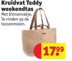 Kruidvat Kruidvat Teddy weekendtas aanbieding