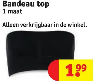 Kruidvat Bandeau top aanbieding