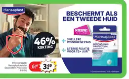 Kruidvat Hansaplast Hansaplast pleister Second Skin Protection aanbieding