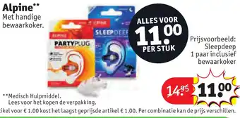 Kruidvat Alpine aanbieding