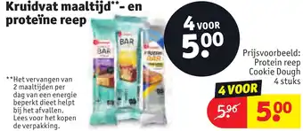 Kruidvat Kruidvat maaltijd en proteïne reep aanbieding