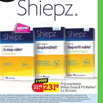 Kruidvat Shiepz Shiepz Slaap & Fit Wakkers aanbieding