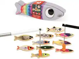 Amazon Janod -Sardine Fishing Game - Ages 2 and up - J08209 aanbieding