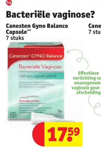 Kruidvat Canesten Gyno Balance Capsule aanbieding