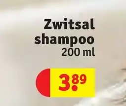 Kruidvat Zwitsal shampoo 200 ml aanbieding