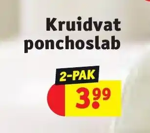 Kruidvat Kruidvat ponchoslab aanbieding