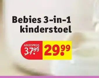 Kruidvat Bebies 3-in-1 kinderstoel aanbieding