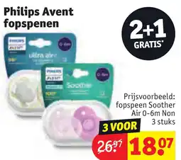 Kruidvat Philips Aventfopspenen aanbieding