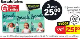 Kruidvat Rascals luiers aanbieding