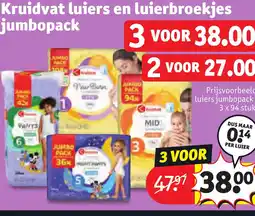 Kruidvat Kruidvat luiers en luierbroekjes aanbieding