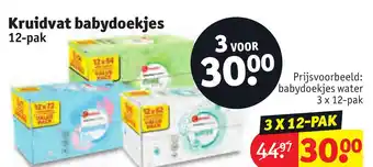 Kruidvat Kruidvat babydoekjes aanbieding