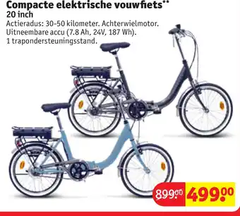 Kruidvat Compacte elektrische vouwfiets aanbieding