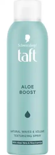 De Online Drogist Schwarzkopf Taft Aloe Boost Texturizing Spray aanbieding