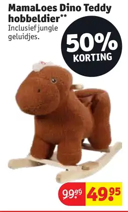 Kruidvat MamaLoes Dino Teddy hobbeldier** aanbieding